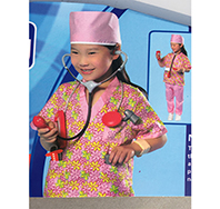 儿童角色扮演-小女孩医生服装