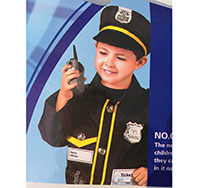 儿童警察表演服装-小孩警察服装