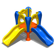 WZY453-塑料儿童组合滑梯价格