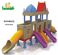 WZY-483(15)-儿童户外组合塑料滑梯