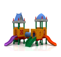 WZY483(2)-儿童乐园滑梯组合