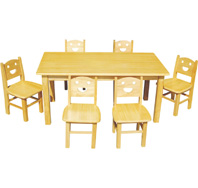 LRD772-木制课桌椅