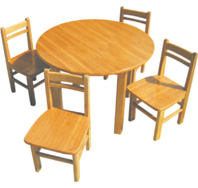 LRD778-实木圆桌子