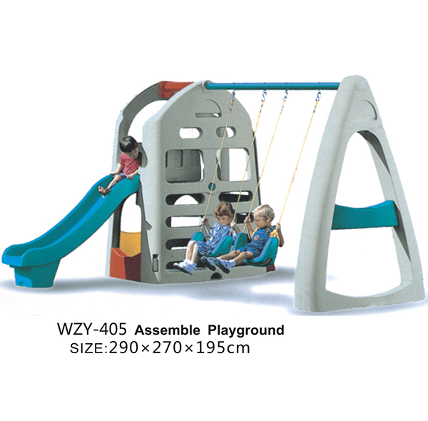 WZY-405-儿童双人秋千滑梯