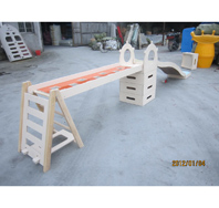 NL-R124-室外木制滑梯